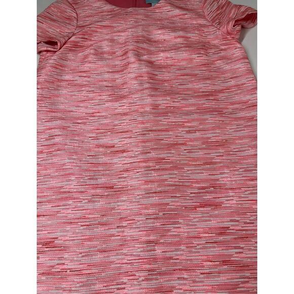 CeCe by Cynthia Steffe Womens Sz 2 Shift Dress Pink Short Sleeve POCKETS - Picture 6 of 15